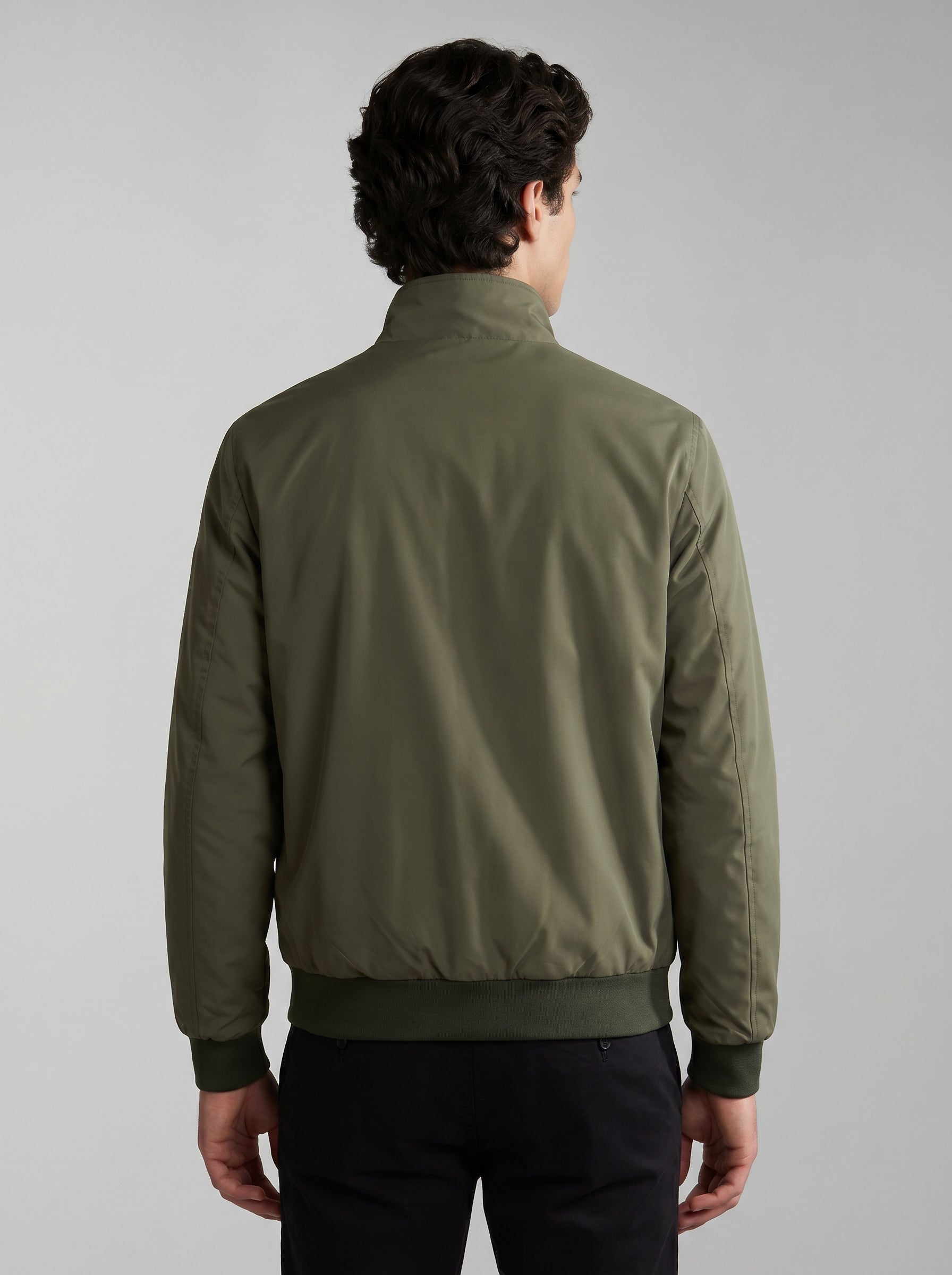 Jaqueta Dupla Face Double Nobre Men - Verde Musgo / Preta