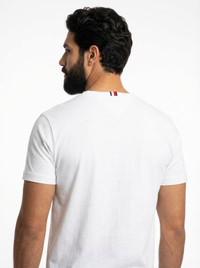 Camiseta TH Grid Flag Urban Concept - Branca