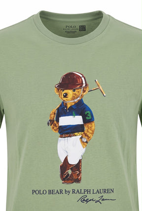 Camiseta RL Sport Icon Polo Rider Bear - Verde Menta