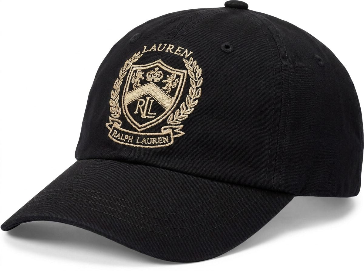 Boné Polo RL Coat of Arms - Preto