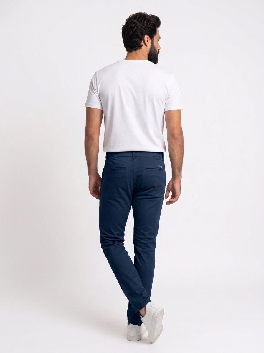 Calça Sarja Nobre Men - Azul Marinho