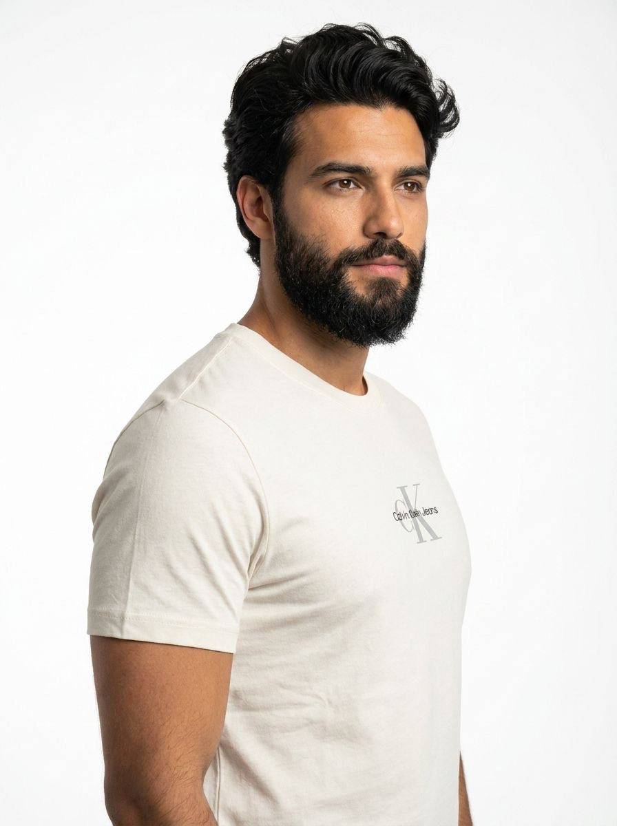 Camiseta CK Legacy Icon - Off White
