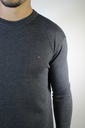 Suéter Masculino TH - Chumbo Mescla