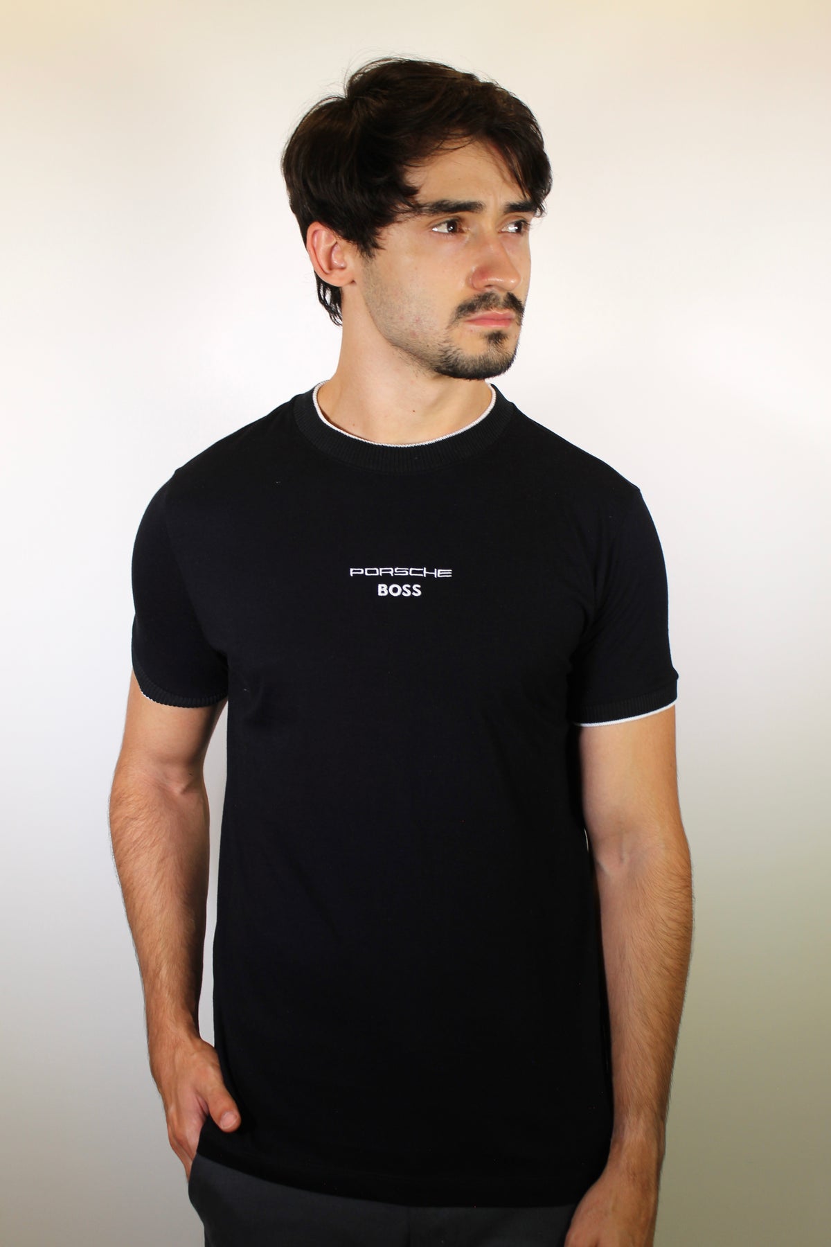 Camiseta Boss Porsche - Preta