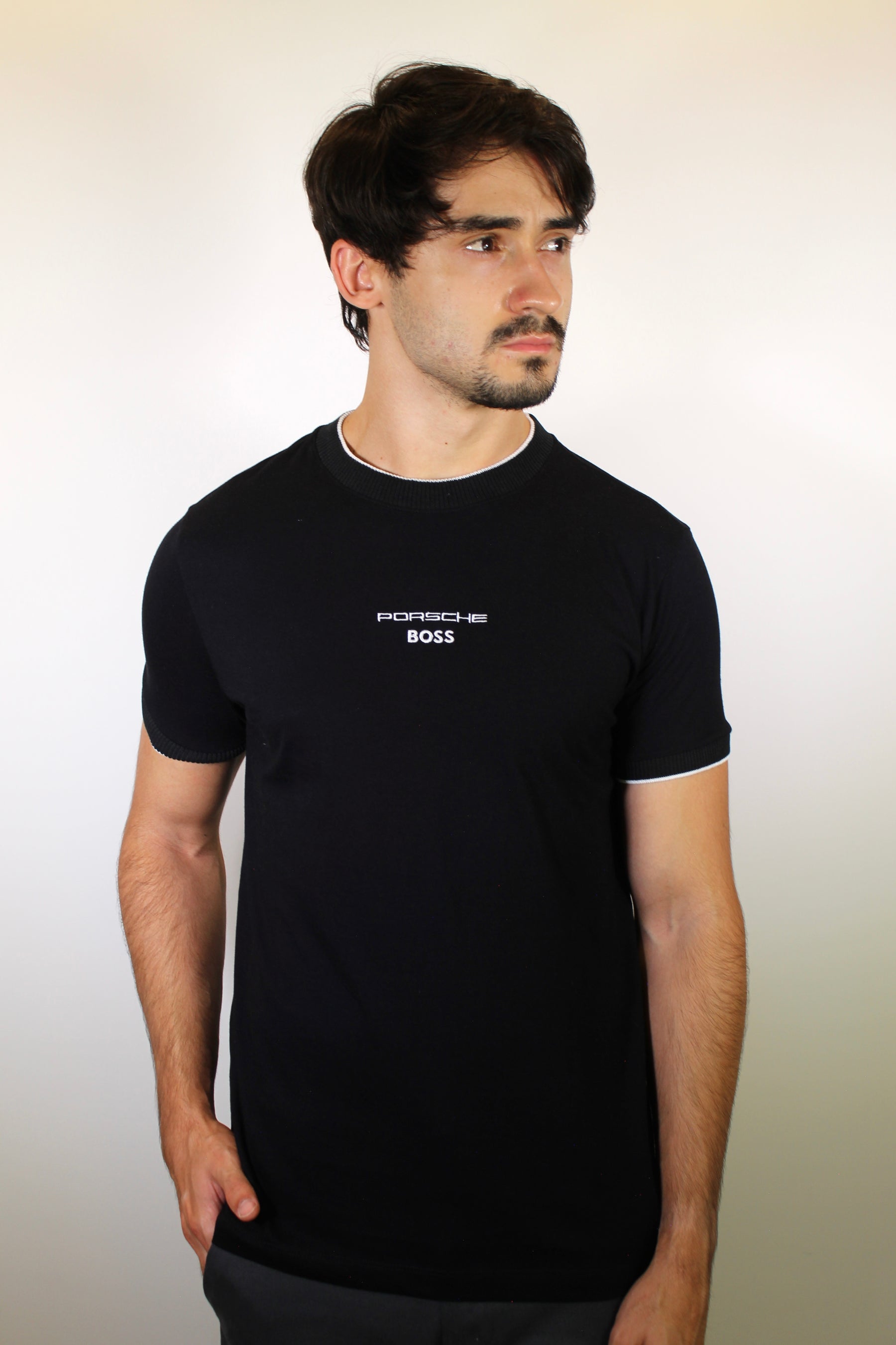 Camiseta Boss Porsche - Preta