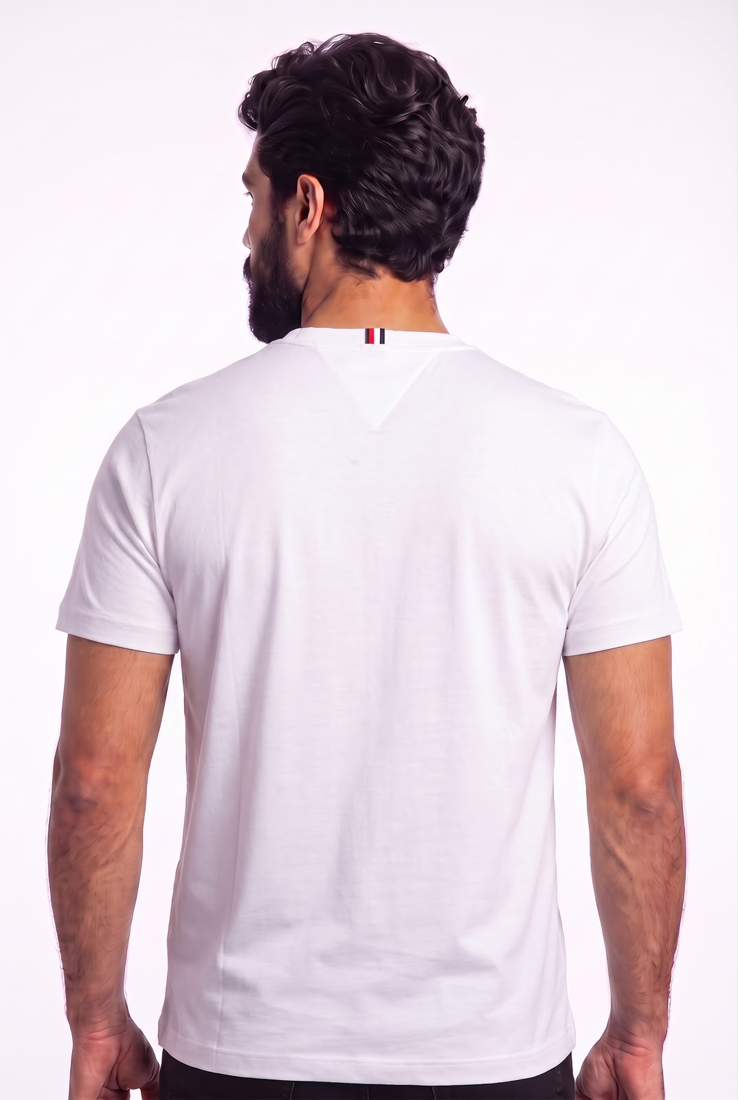 Camiseta TH Bondi Graphic Tape - Off White