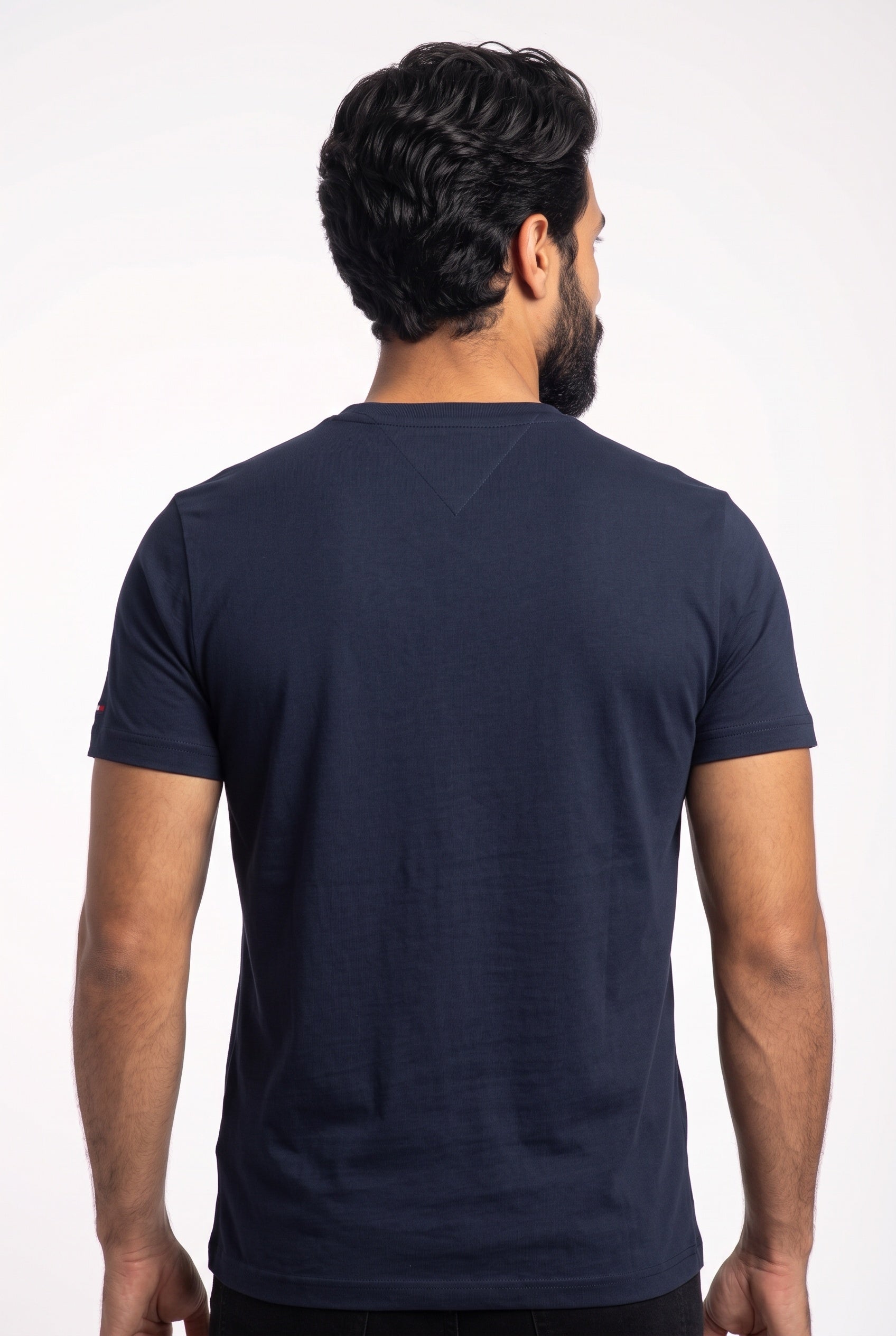 Camiseta TH Golden Hollywood Label - Preta