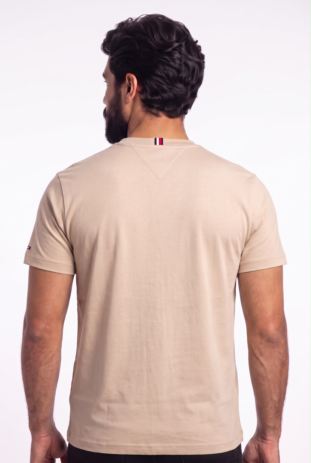 Camiseta TH Phuket Retro Type Logo - Cáqui