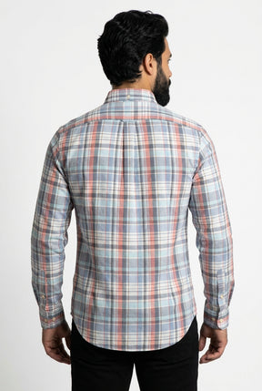 Camisa Social RL Manga Longa - Xadrez Grid Vintage