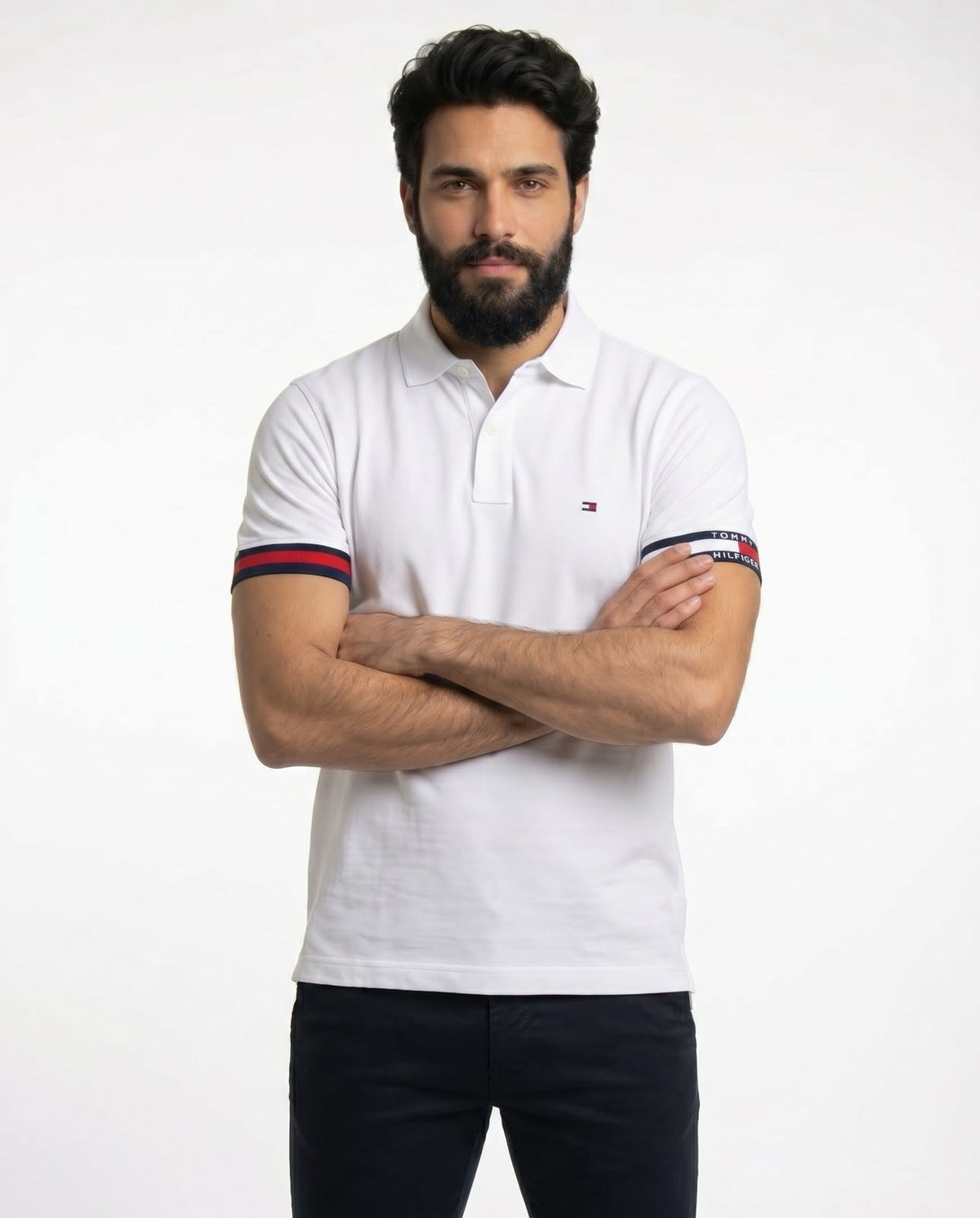 Combo 03 Camisas Gola Polo TH Sleeve Stripe