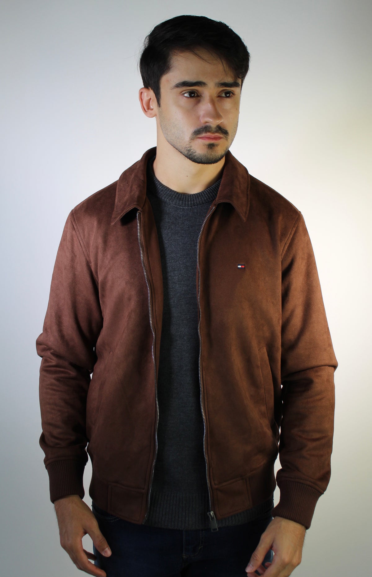 Jaqueta Suede TH - Marrom