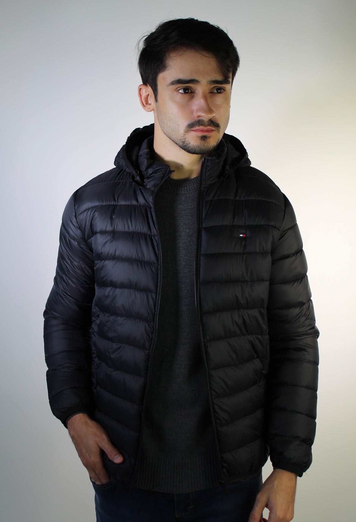Jaqueta Puffer TH - Preta