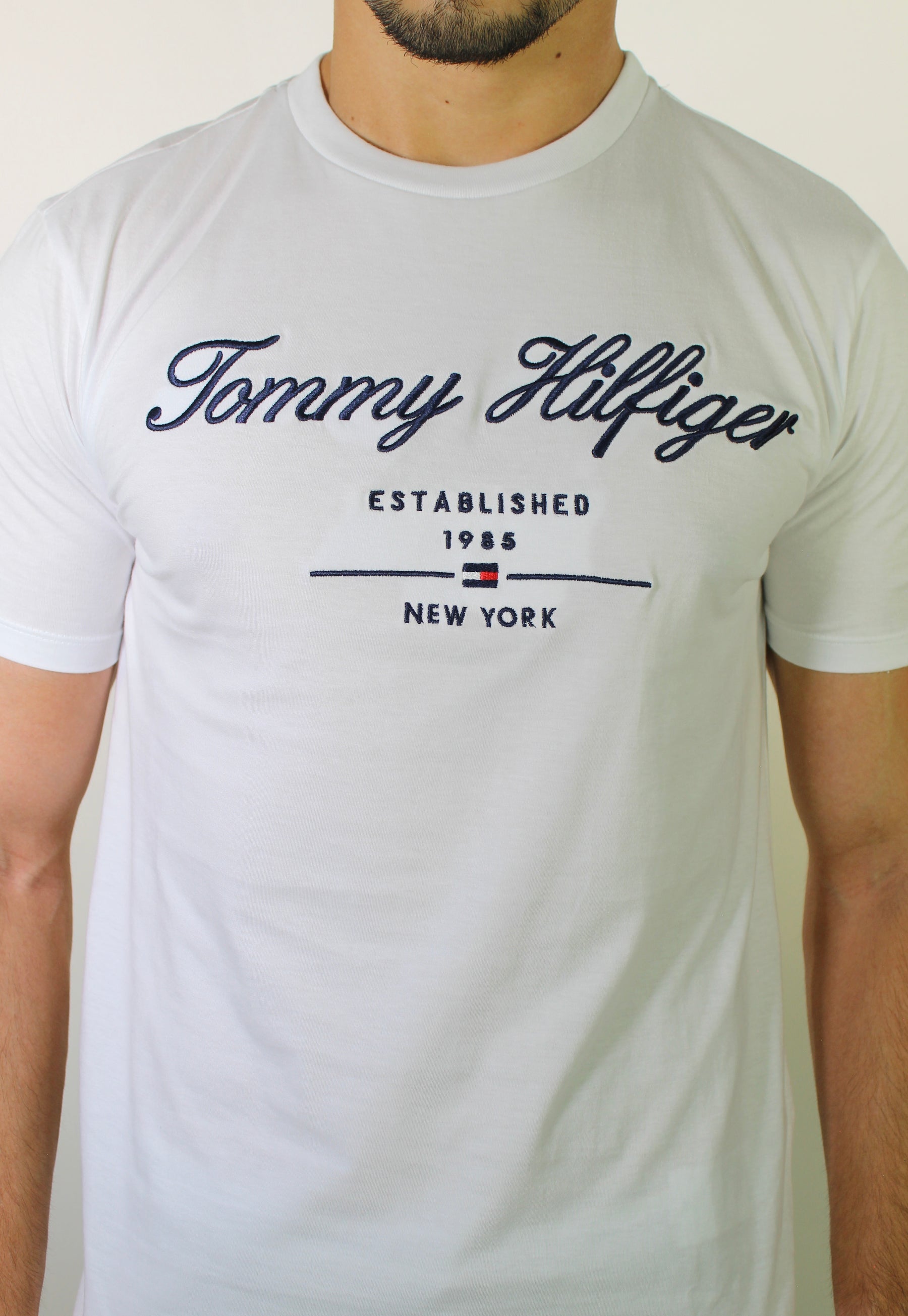 Camiseta TH Tommy Established 1985 NY - Branca