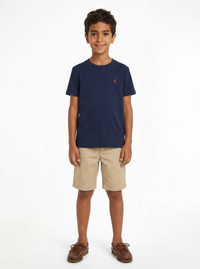 Camiseta RL Classic Infantil - Azul Marinho Small Pony Vermelho