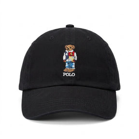 Boné Polo RL Campus Core Bear - Preto