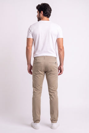 Calça Sarja Nobre Men - Cáqui