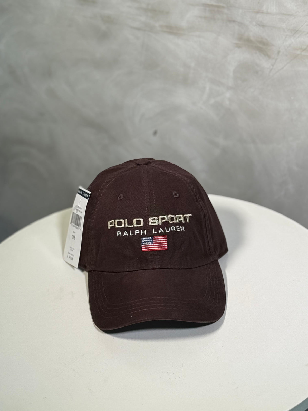 Boné RL Polo Sport USA Flag - Marrom
