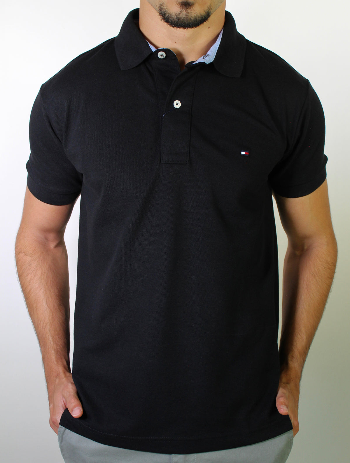 Camisa Gola Polo TH Masculina Coupe Sur Ivy - Preta