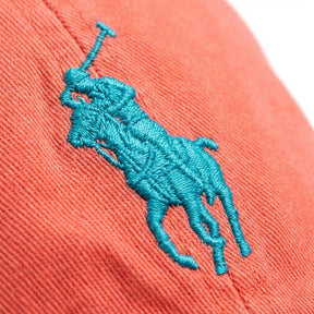 Boné Polo RL Classic - Salmão Small Pony Azul Bebê