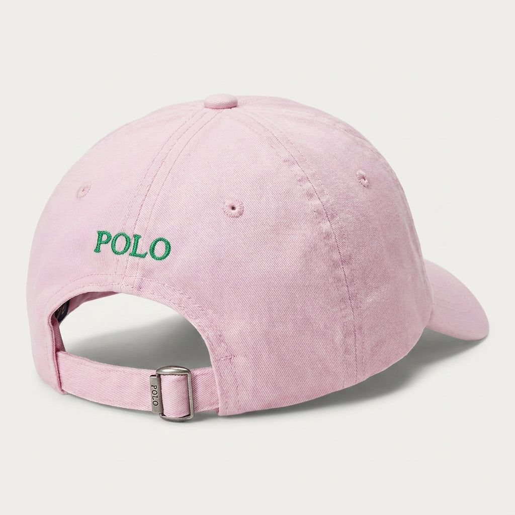 Boné Polo RL Classic - Rosa Small Pony Verde