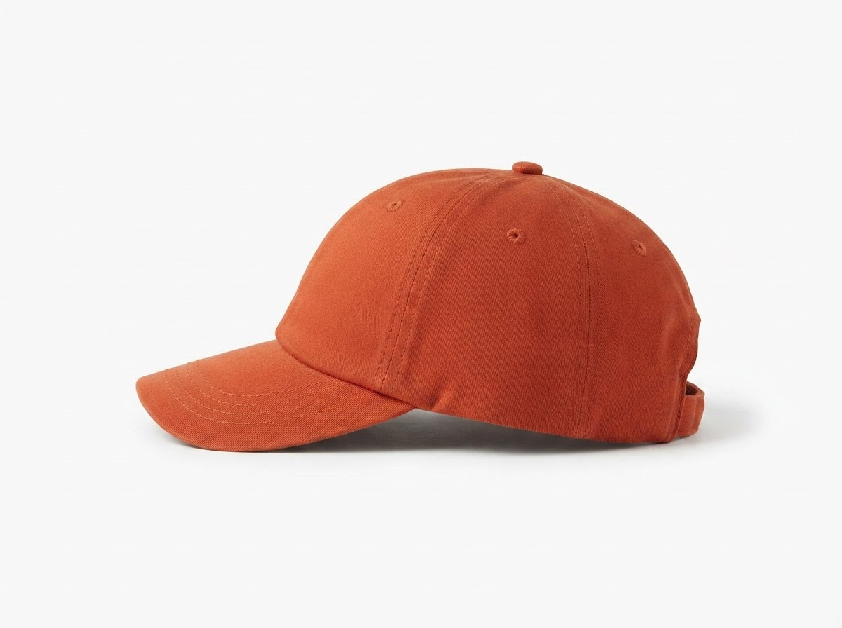 Boné Polo RL Classic - Laranja Small Pony Azul Royal