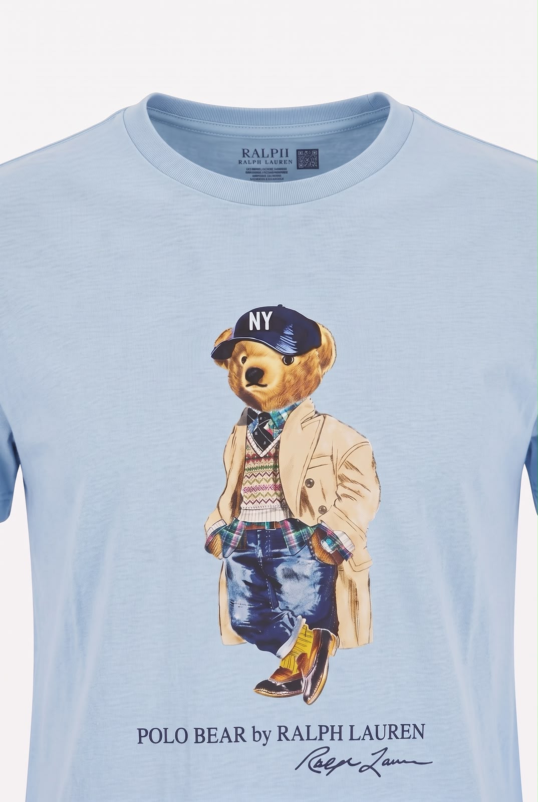 Camiseta RL Madison Avenue Bear - Azul Serenity