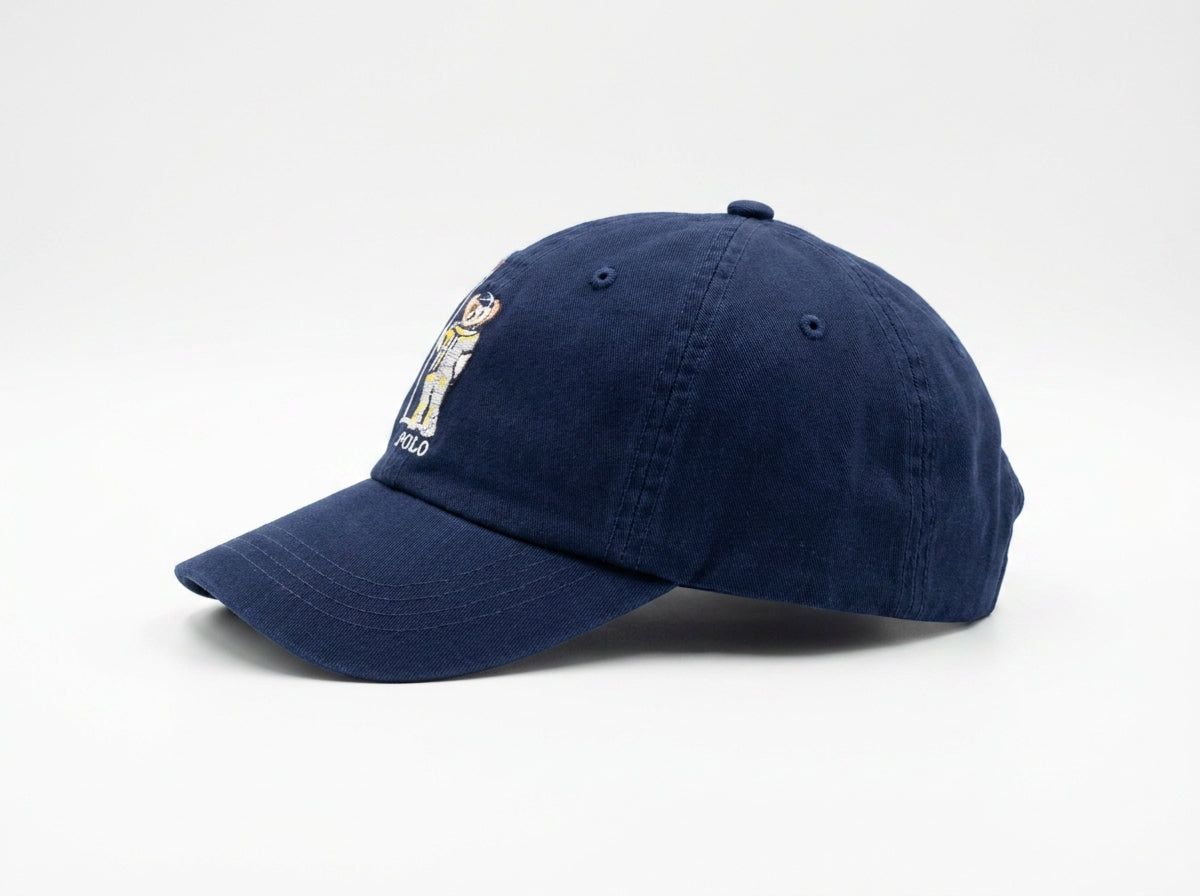 Boné Polo RL Rowing Bear - Azul Marinho