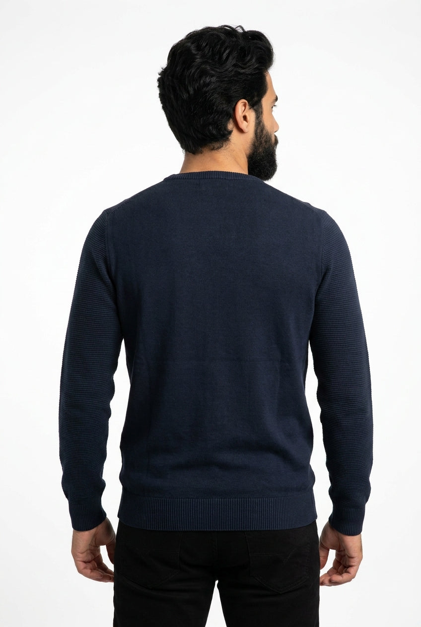 Camisa Long Sleeve TH Amalfi Core - Azul Marinho