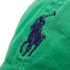 Boné Polo RL Classic - Verde Bandeira Small Pony Azul Marinho