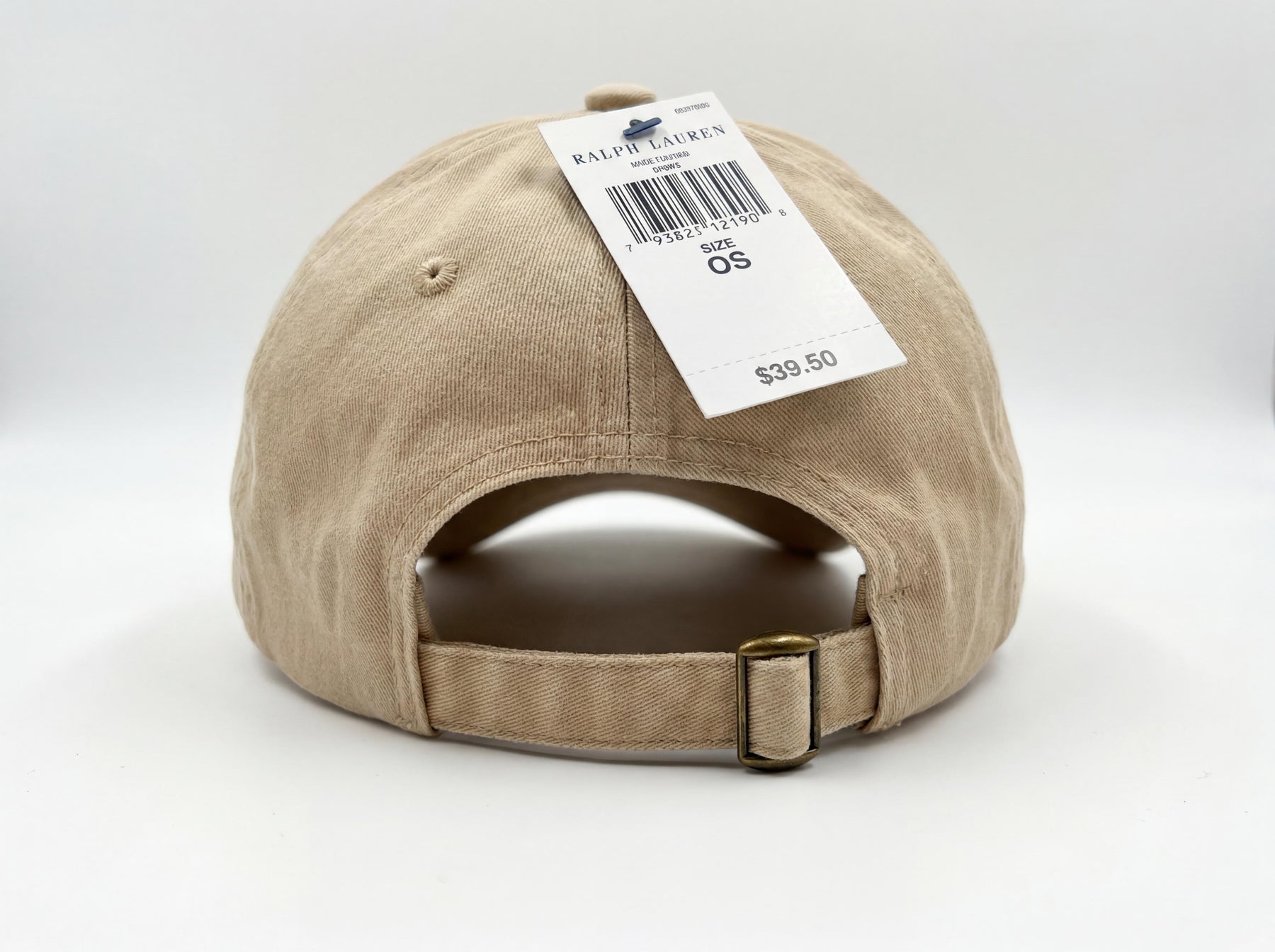 Boné Polo RL Summer Style Bear - Creme