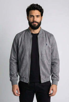 Jaqueta RL Suede Orion - Cinza
