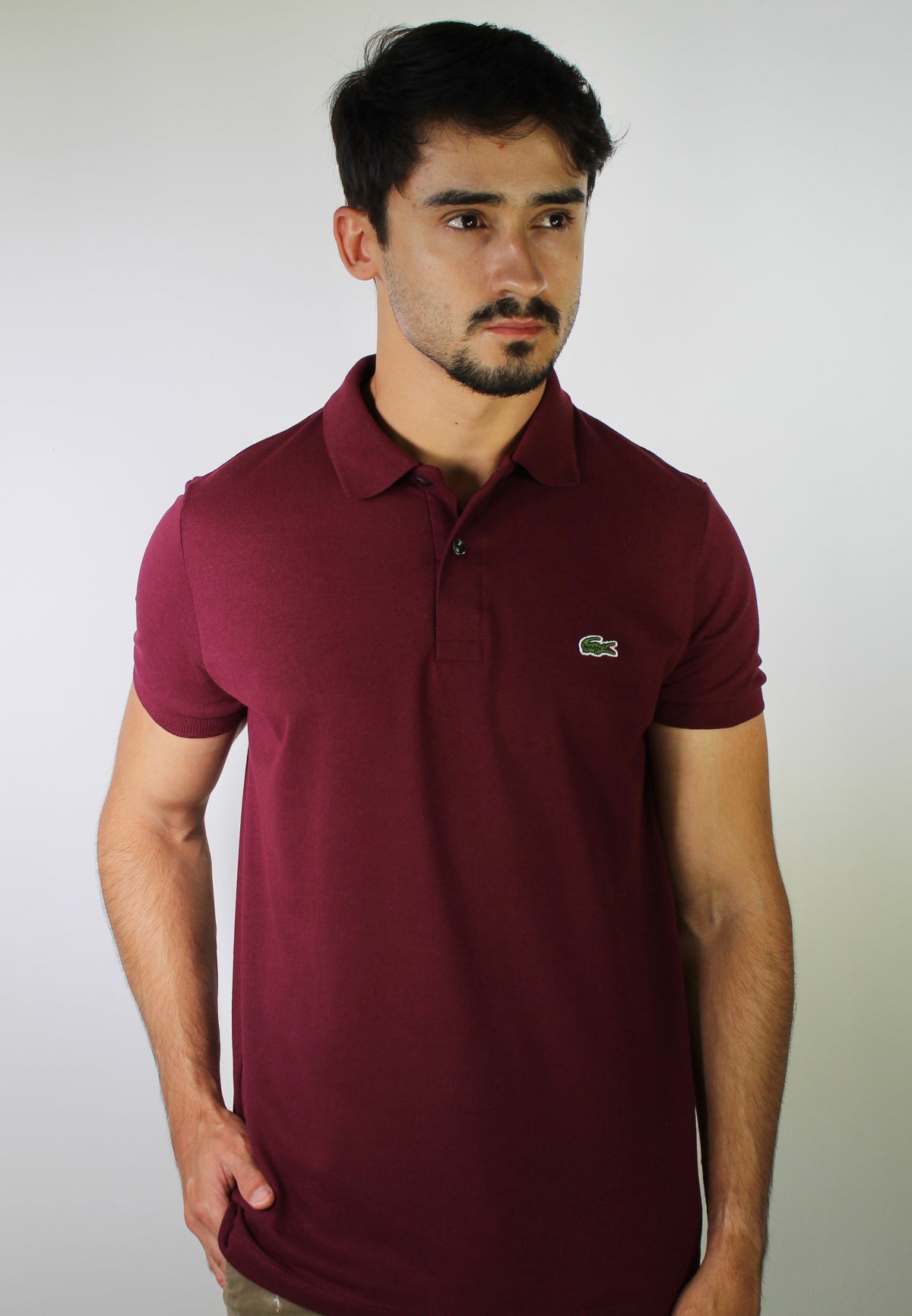 Camisa Gola Polo Masculina LCT – Bordô
