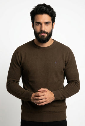 Camisa Long Sleeve TH Amalfi Core - Marrom