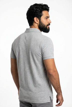 Camisa Gola Polo TH Masculina Coupe Sur Ivy - Cinza