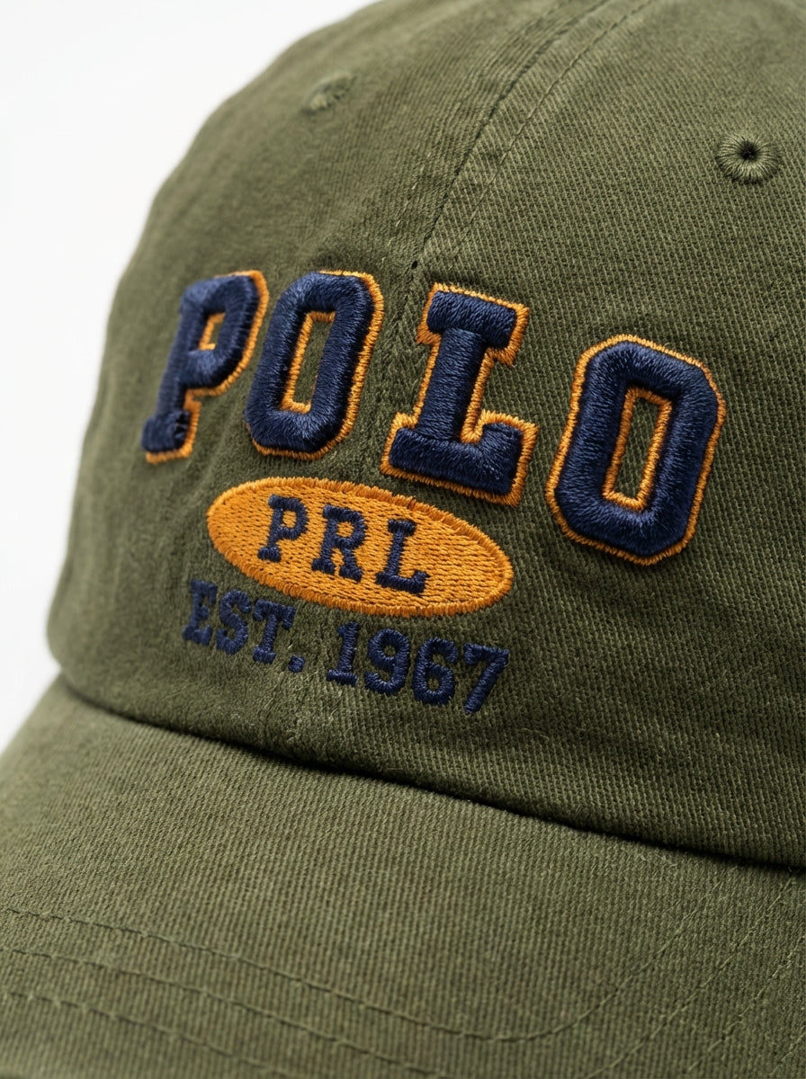 Boné Polo RL PRL Est. 1967 - Verde Musgo