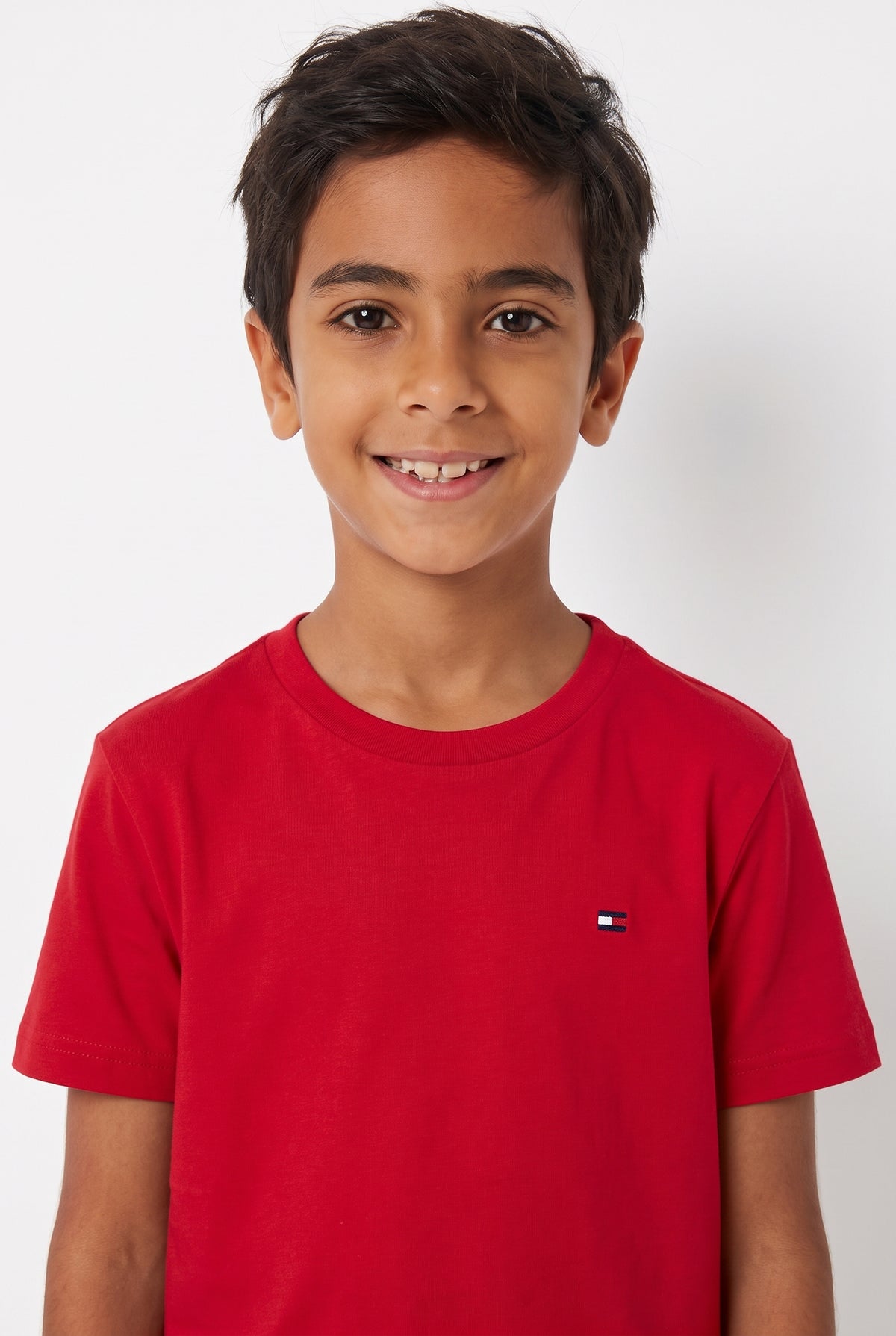 Camiseta TH Classic Nape Infantil - Vermelha
