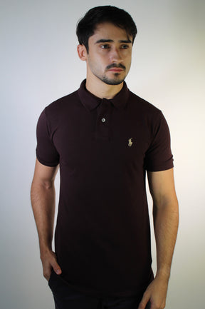 Camisa Gola Polo RL - Café