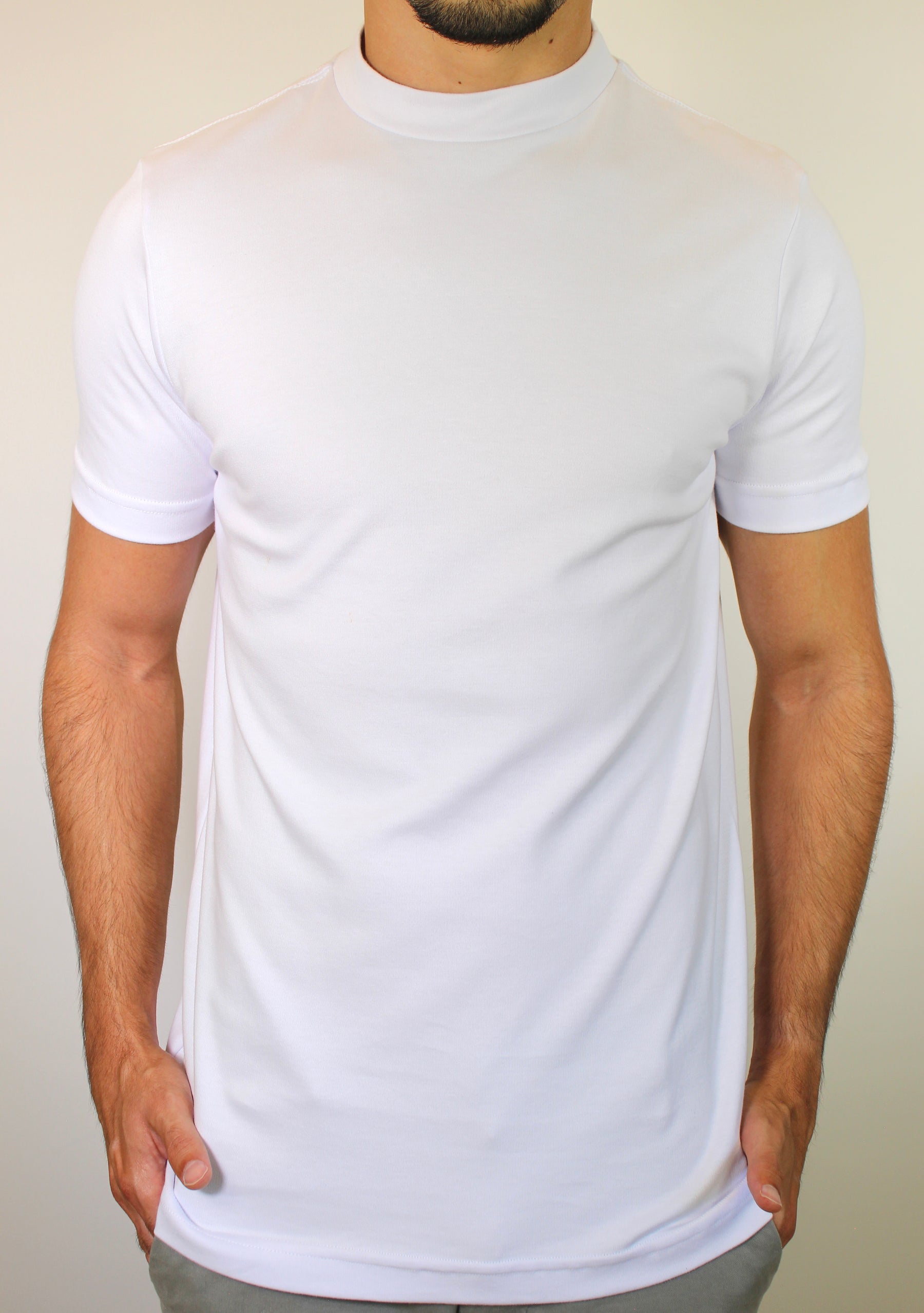 Camiseta Gola Midi Nobre Men - Branca