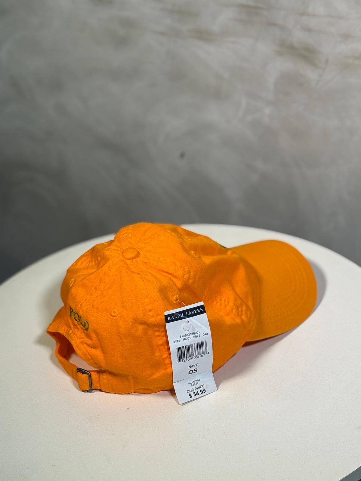 Boné Polo RL Classic - Laranja Small Pony Verde