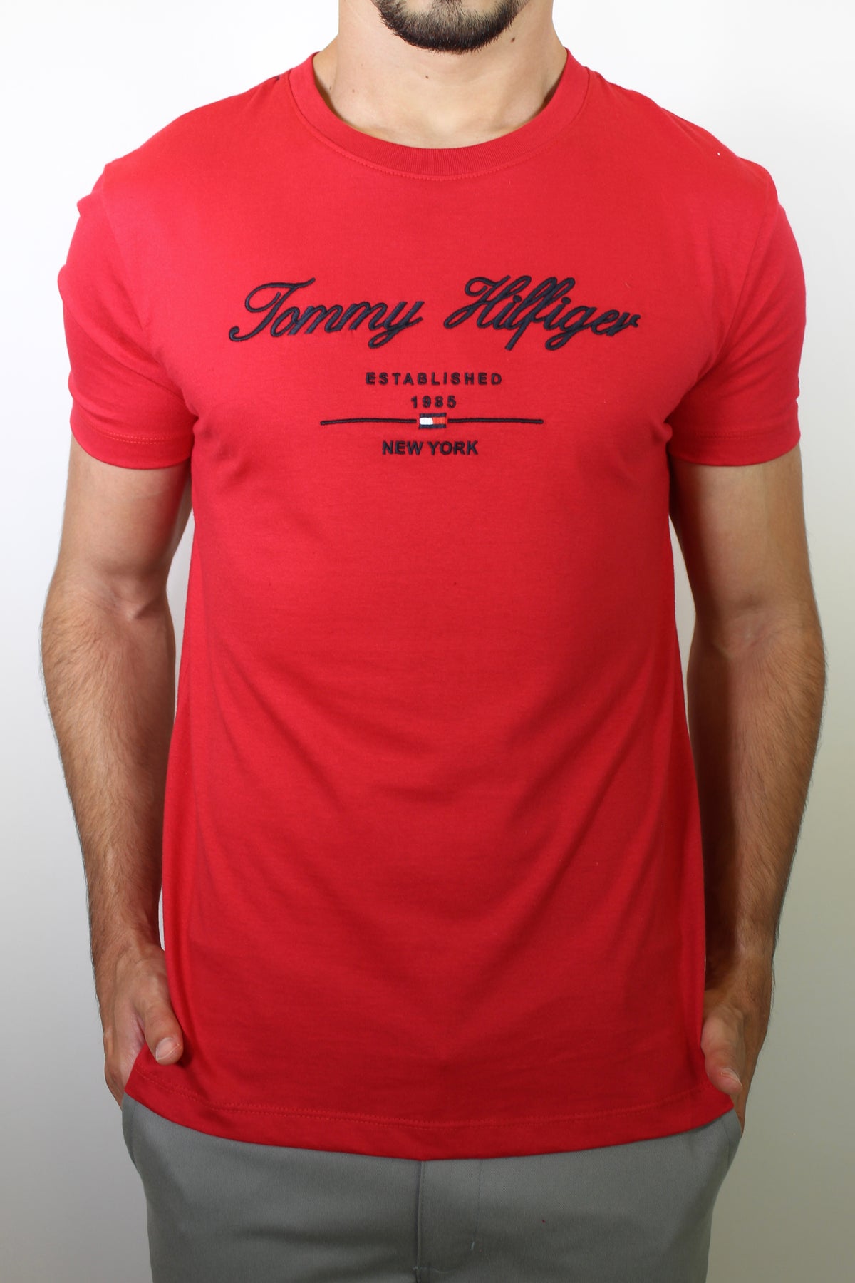 Camiseta TH Tommy Established 1985 NY - Vermelha