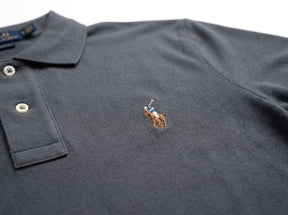 Camisa Gola Polo RL - Chumbo Small Pony Colorido