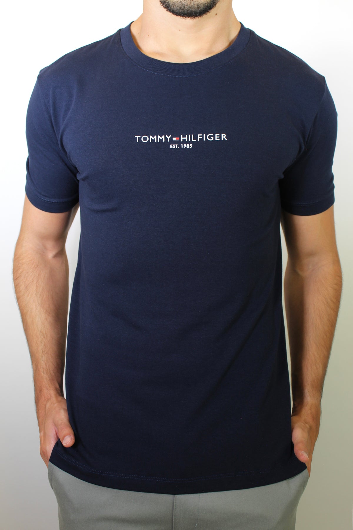 Camiseta TH Minimal Est. 1985 Logo - Azul Marinho