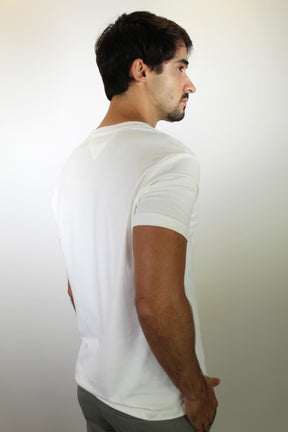 Camiseta TH Minimal Est. 1985 Logo - Off White