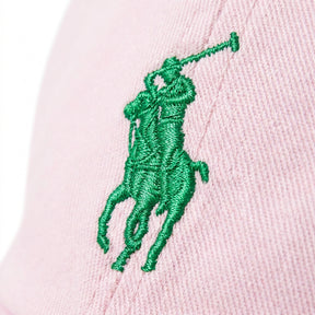 Boné Polo RL Classic - Rosa Small Pony Verde