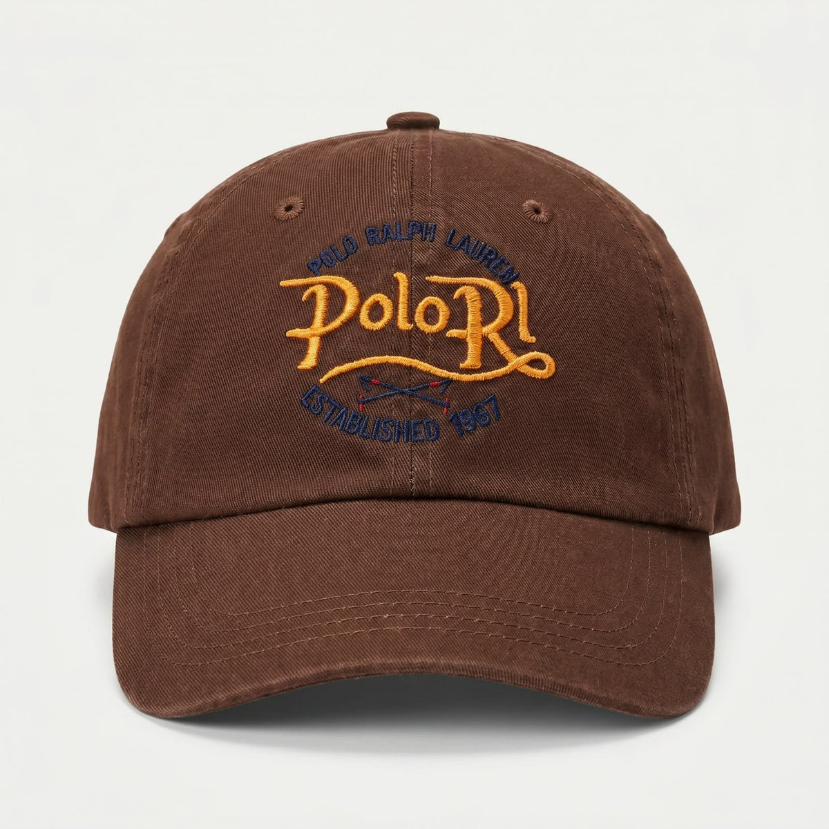 Boné Polo RL Old School Logo - Marrom