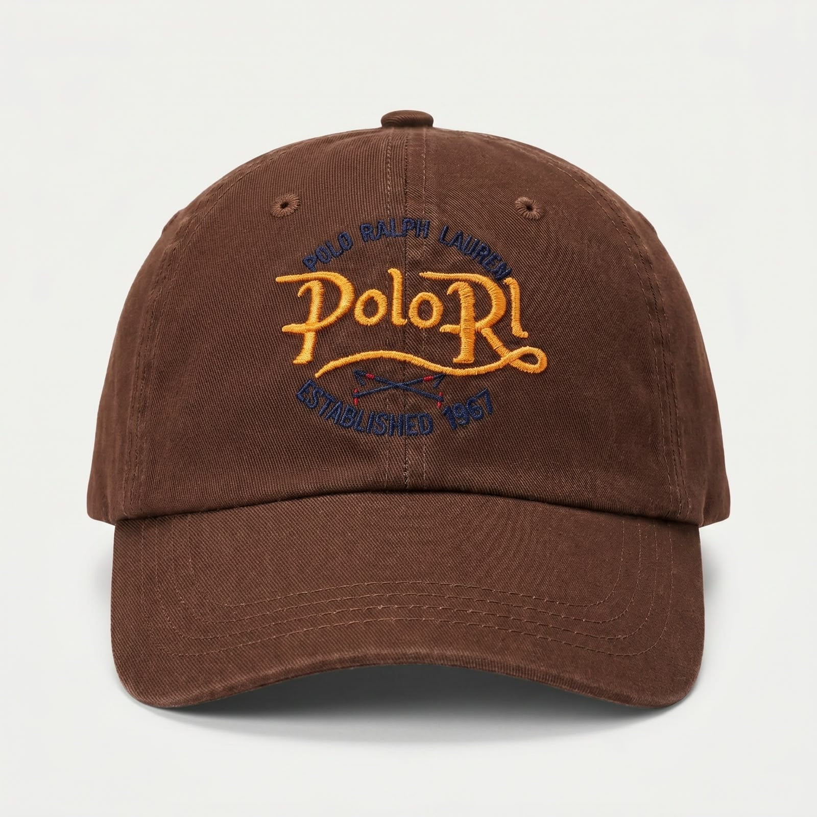 Boné Polo RL Old School Logo - Marrom