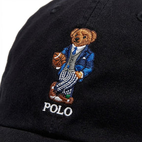 Boné Polo RL Suit Style Bear - Preto