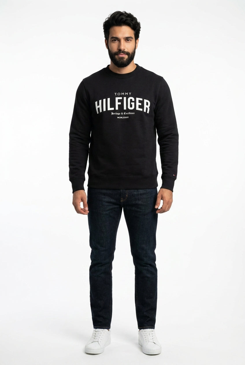 Moletom TH Legacy Crew - Preto