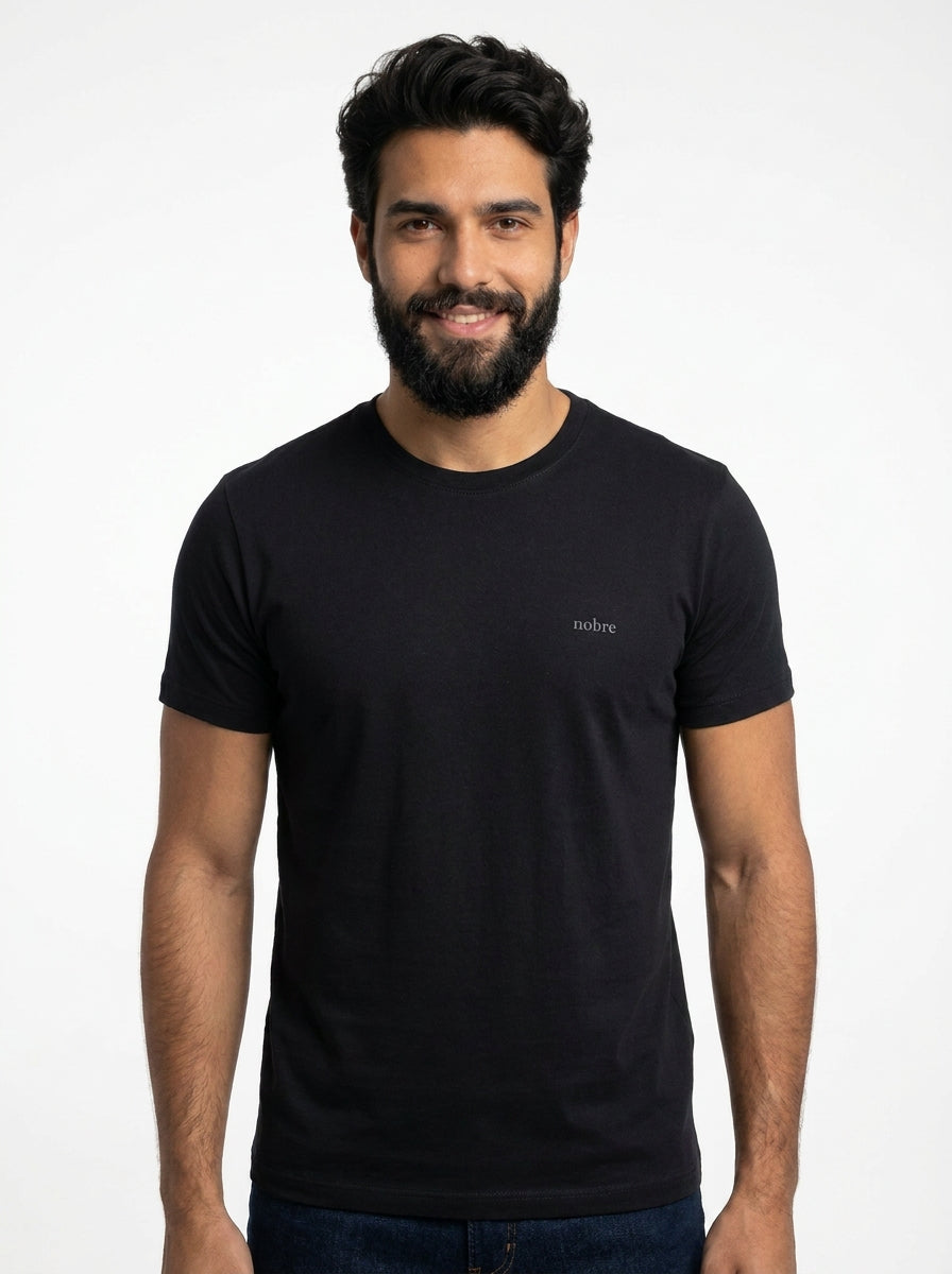 Camiseta Masculina Nobre Men - Preta