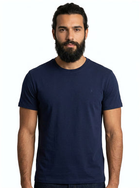 Camiseta RL Monochrome Icon - Azul Marinho